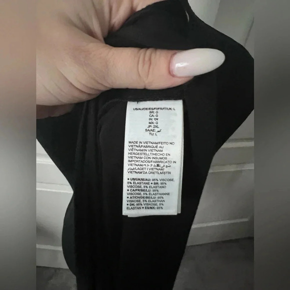 NWT | Amazon Essentials  | Black Swing Tank Dress | Size L - Picture 7 of 8